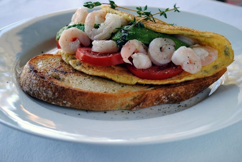 Shrimp Omelet