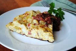 Frittata slice