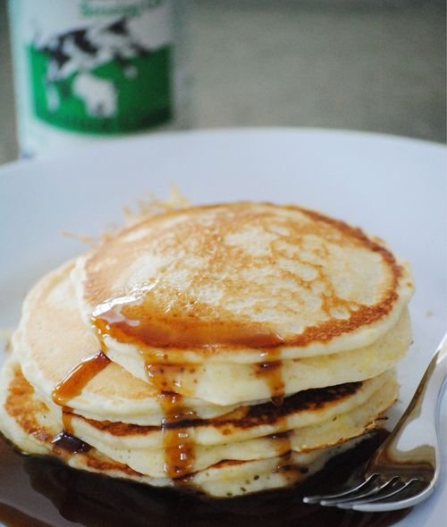 Dairy free Bee Pancakes